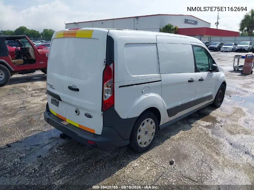 2014 Ford Transit Connect Xl VIN: NM0LS7E75E1162694 Lot: 39420785