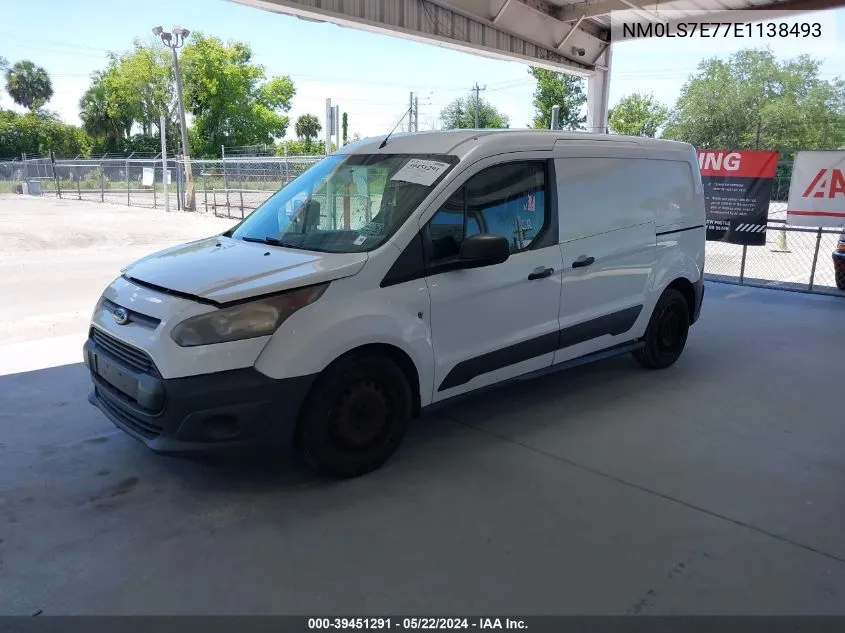 2014 Ford Transit Connect Xl VIN: NM0LS7E77E1138493 Lot: 39451291