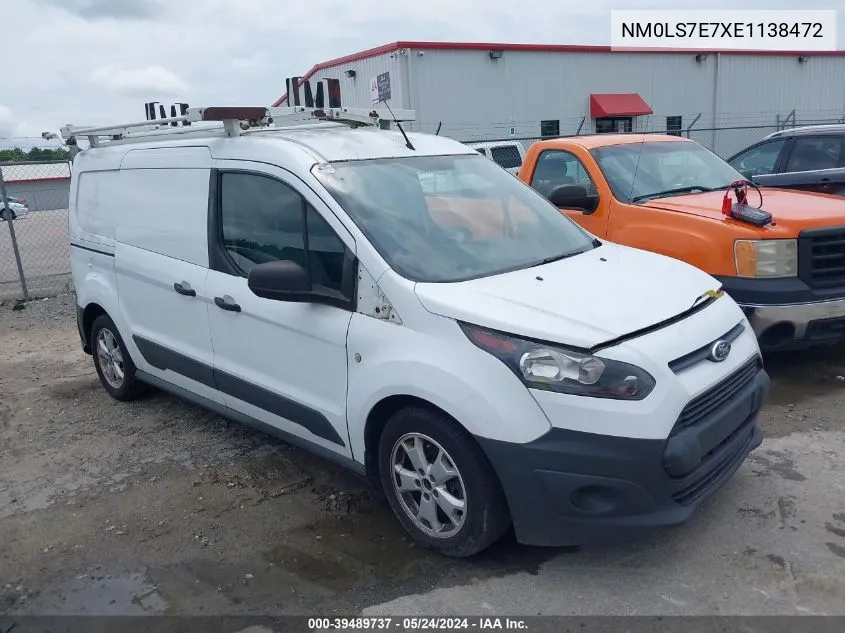 2014 Ford Transit Connect Xl VIN: NM0LS7E7XE1138472 Lot: 39489737