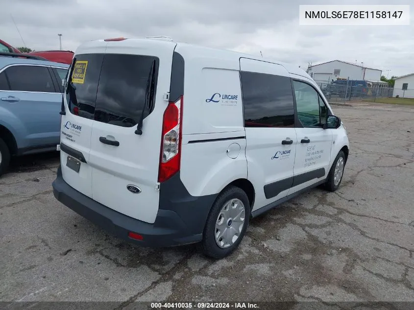 2014 Ford Transit Connect Xl VIN: NM0LS6E78E1158147 Lot: 40410035