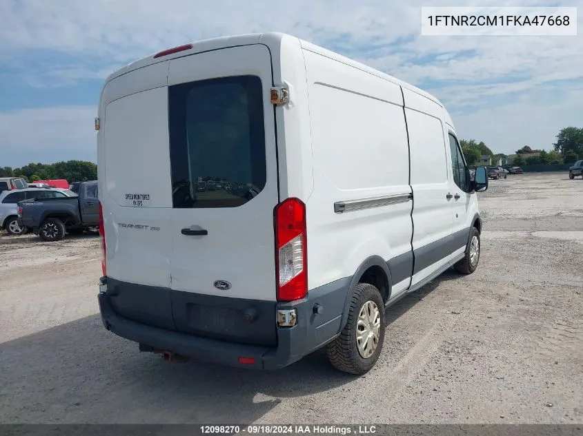 2015 Ford Transit T-250 VIN: 1FTNR2CM1FKA47668 Lot: 12098270