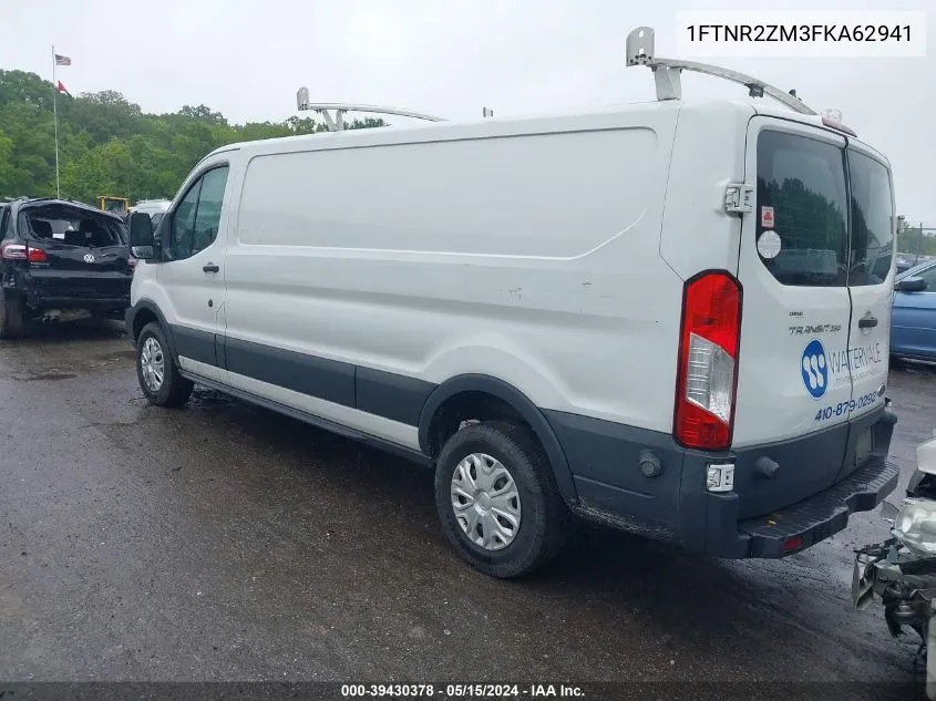 2015 Ford Transit T-250 VIN: 1FTNR2ZM3FKA62941 Lot: 39430378