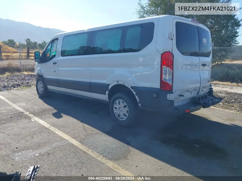 2015 Ford Transit-350 Xlt VIN: 1FBZX2ZM4FKA21021 Lot: 40225693