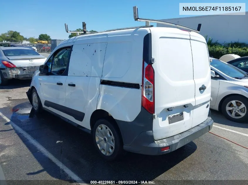 2015 Ford Transit Connect Xl VIN: NM0LS6E74F1185167 Lot: 40228651