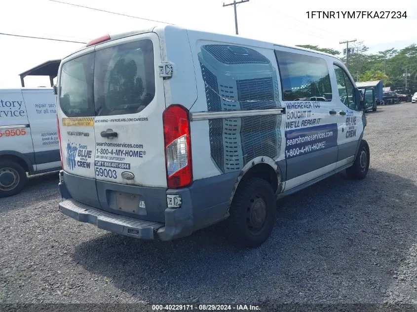 2015 Ford Transit-250 VIN: 1FTNR1YM7FKA27234 Lot: 40229171