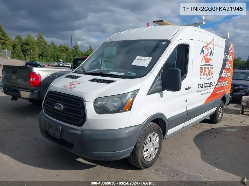 2015 Ford Transit-250 VIN: 1FTNR2CG0FKA21945 Lot: 40369638