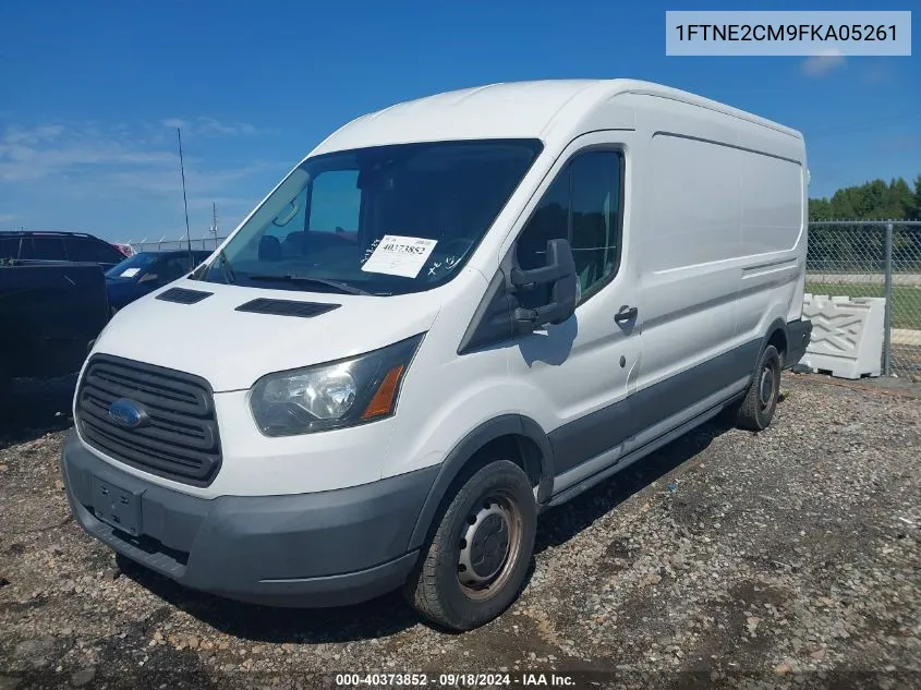 2015 Ford Transit-150 VIN: 1FTNE2CM9FKA05261 Lot: 40373852