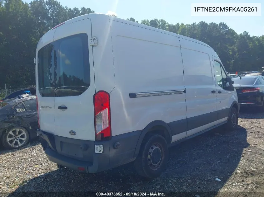 2015 Ford Transit-150 VIN: 1FTNE2CM9FKA05261 Lot: 40373852