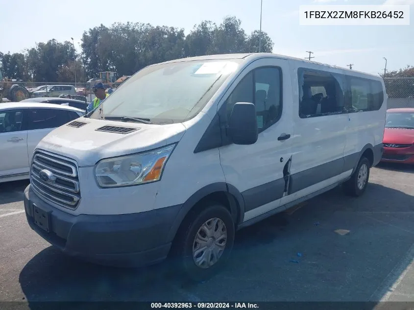 1FBZX2ZM8FKB26452 2015 Ford Transit-350 Xlt