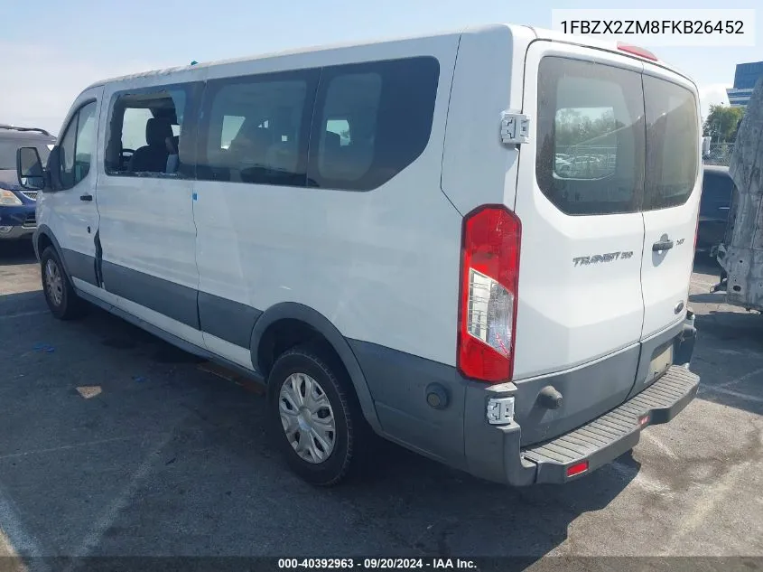 1FBZX2ZM8FKB26452 2015 Ford Transit-350 Xlt