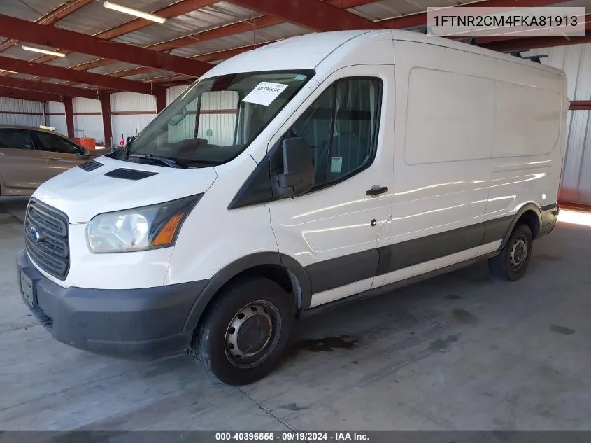 2015 Ford Transit-250 VIN: 1FTNR2CM4FKA81913 Lot: 40396555