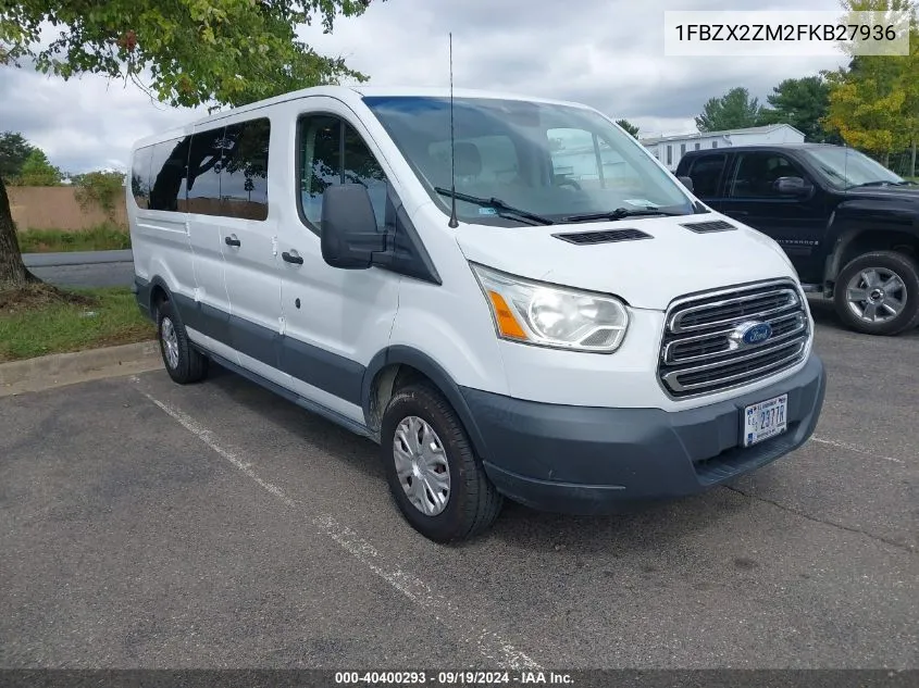 2015 Ford Transit-350 Xlt VIN: 1FBZX2ZM2FKB27936 Lot: 40400293