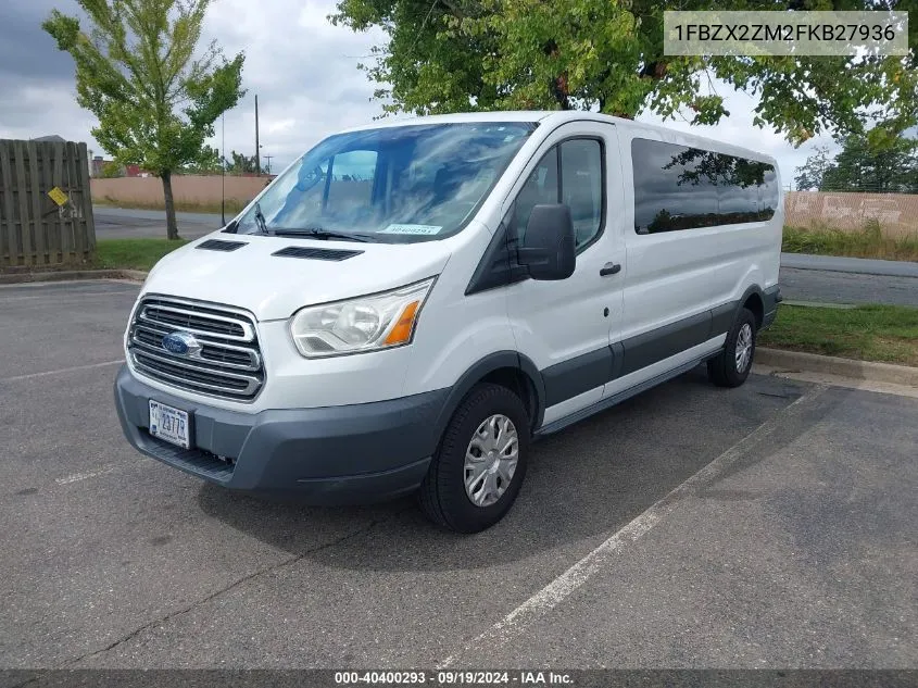 2015 Ford Transit-350 Xlt VIN: 1FBZX2ZM2FKB27936 Lot: 40400293