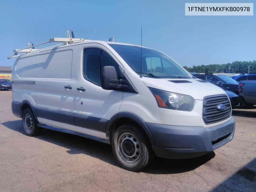 2015 Ford Transit-150 VIN: 1FTNE1YMXFKB00978 Lot: 40418012