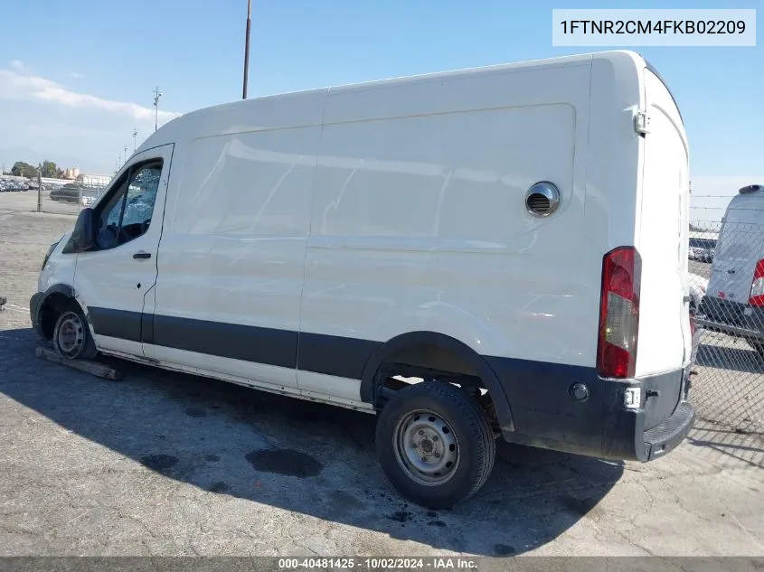 1FTNR2CM4FKB02209 2015 Ford Transit T-250