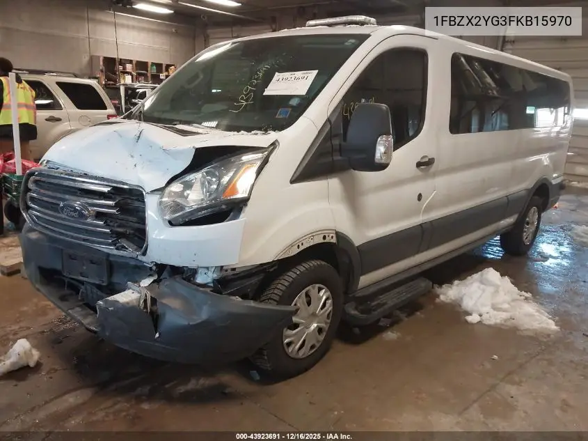 1FBZX2YG3FKB15970 2015 Ford Transit-350 Xlt