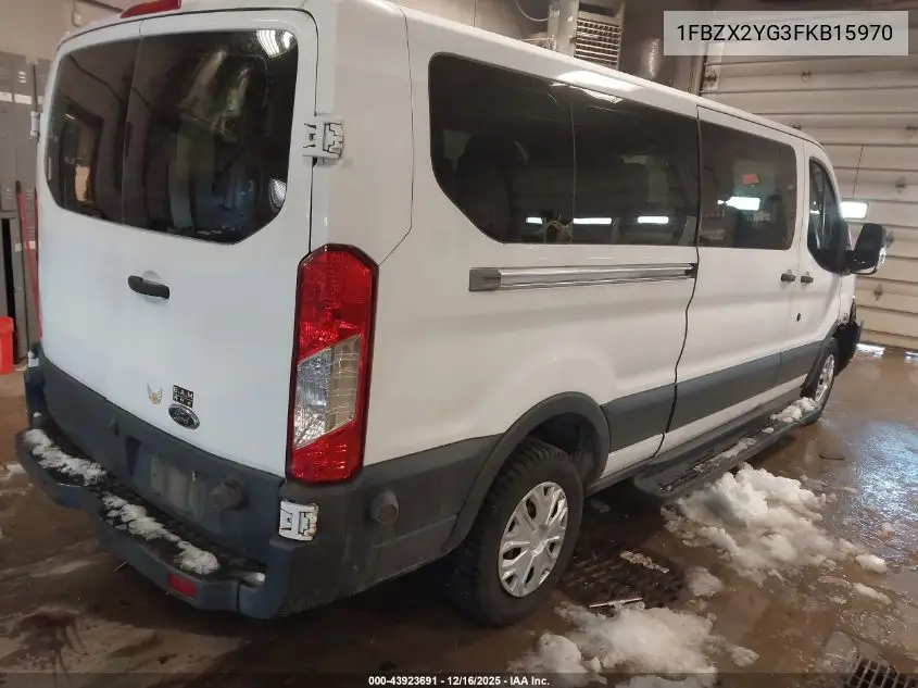 1FBZX2YG3FKB15970 2015 Ford Transit-350 Xlt
