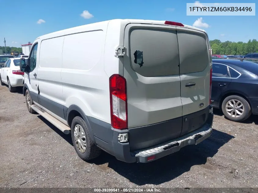 2016 Ford Transit-250 VIN: 1FTYR1ZM6GKB34496 Lot: 39399541