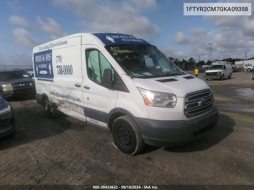 2016 Ford Transit-250 VIN: 1FTYR2CM7GKA09358 Lot: 39433632