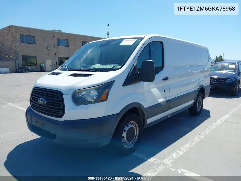 2016 Ford Transit-150 VIN: 1FTYE1ZM6GKA78958 Lot: 39455420