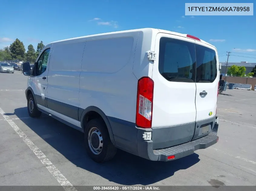 2016 Ford Transit-150 VIN: 1FTYE1ZM6GKA78958 Lot: 39455420