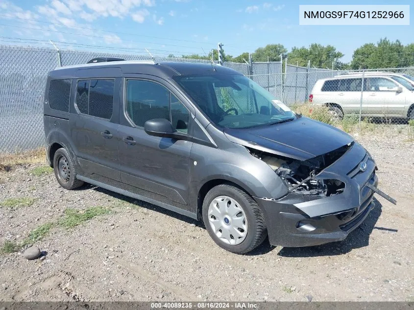 2016 Ford Transit Connect Xlt VIN: NM0GS9F74G1252966 Lot: 40089235