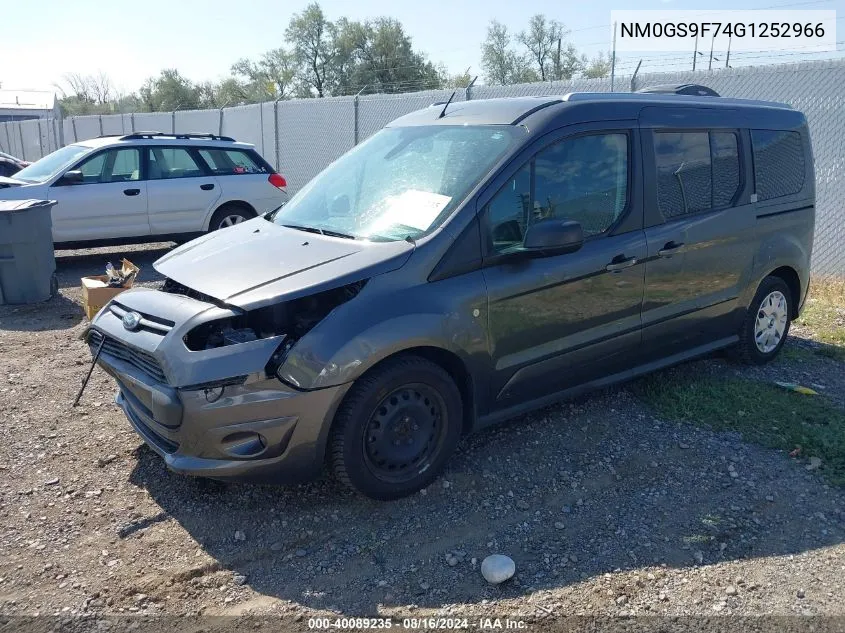 NM0GS9F74G1252966 2016 Ford Transit Connect Xlt