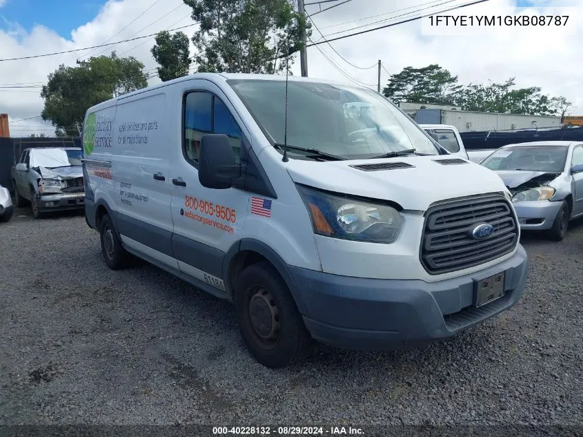 2016 Ford Transit-150 VIN: 1FTYE1YM1GKB08787 Lot: 40228132