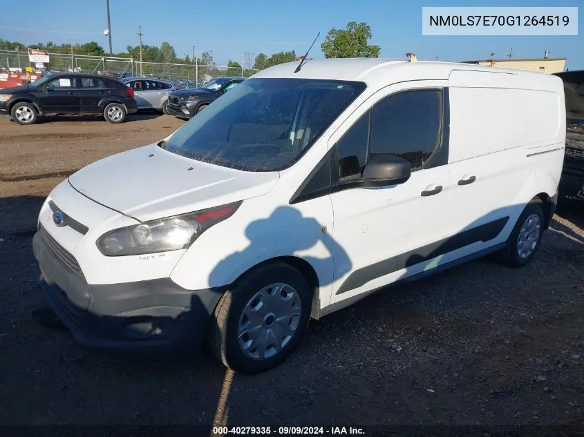 2016 Ford Transit Connect Xl VIN: NM0LS7E70G1264519 Lot: 40279335