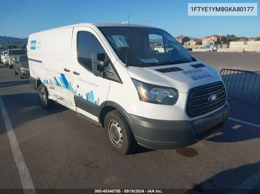 2016 Ford Transit-150 T-150 VIN: 1FTYE1YM8GKA80177 Lot: 40340755