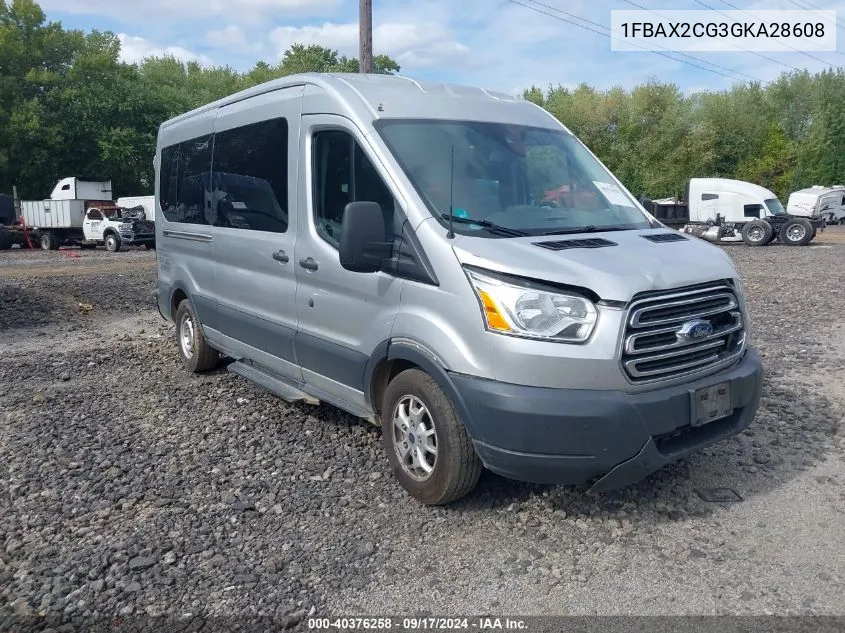 2016 Ford Transit-350 Xlt VIN: 1FBAX2CG3GKA28608 Lot: 40376258