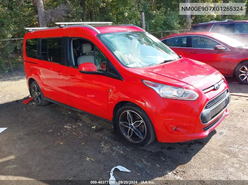 2016 Ford Transit Connect Titanium VIN: NM0GE9G7XG1265324 Lot: 40377398