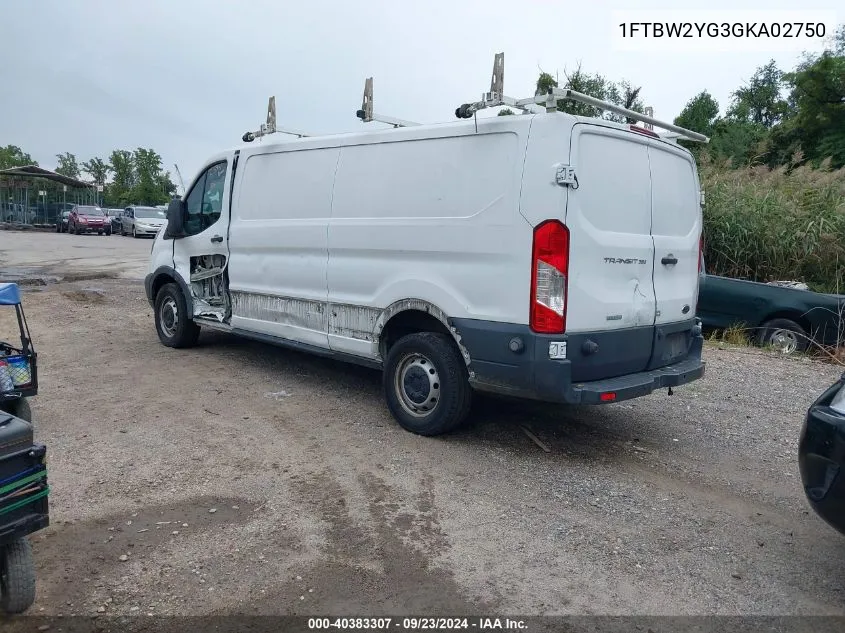 1FTBW2YG3GKA02750 2016 Ford Transit-350