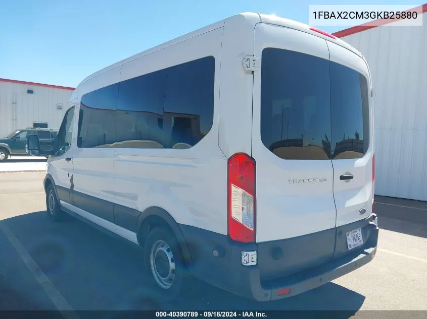 2016 Ford Transit-350 Xl VIN: 1FBAX2CM3GKB25880 Lot: 40390789