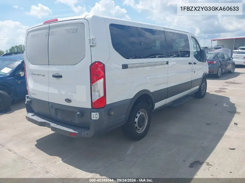 2016 Ford Transit-350 T-350 VIN: 1FBZX2YG3GKA60633 Lot: 40399044