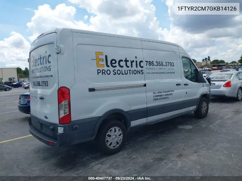 1FTYR2CM7GKB14126 2016 Ford Transit-250