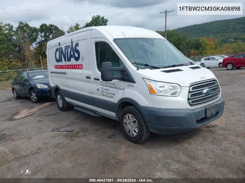 2016 Ford Transit-350 VIN: 1FTBW2CM3GKA08898 Lot: 40431501