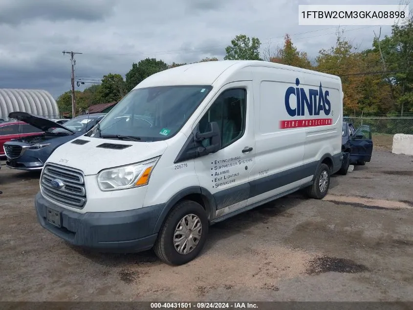 2016 Ford Transit-350 VIN: 1FTBW2CM3GKA08898 Lot: 40431501