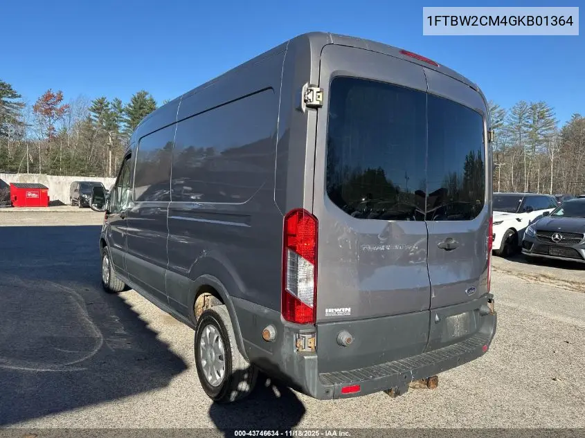 1FTBW2CM4GKB01364 2016 Ford Transit-350