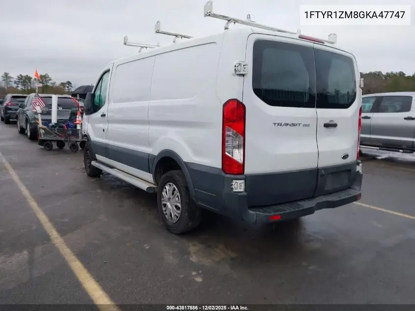 1FTYR1ZM8GKA47747 2016 Ford Transit-250