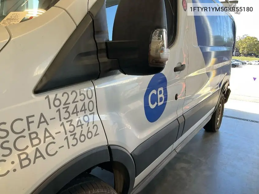 1FTYR1YM5GKB55180 2016 Ford Transit-250