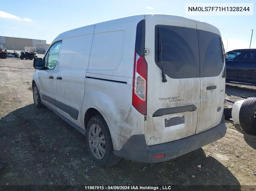 2017 Ford Transit Connect Xlt VIN: NM0LS7F71H1328244 Lot: 11987015