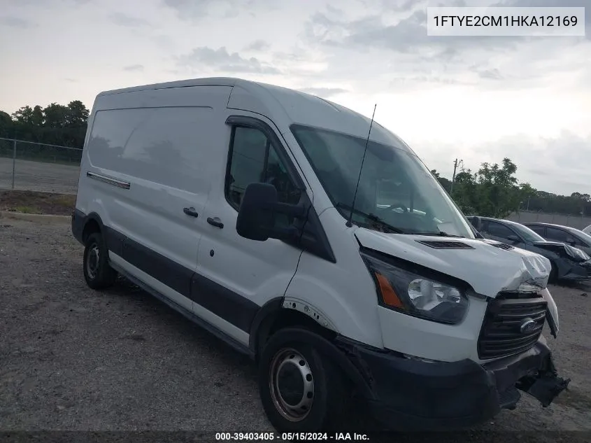 2017 Ford Transit-150 VIN: 1FTYE2CM1HKA12169 Lot: 39403405