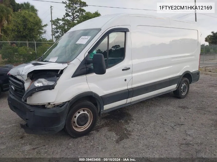 2017 Ford Transit-150 VIN: 1FTYE2CM1HKA12169 Lot: 39403405