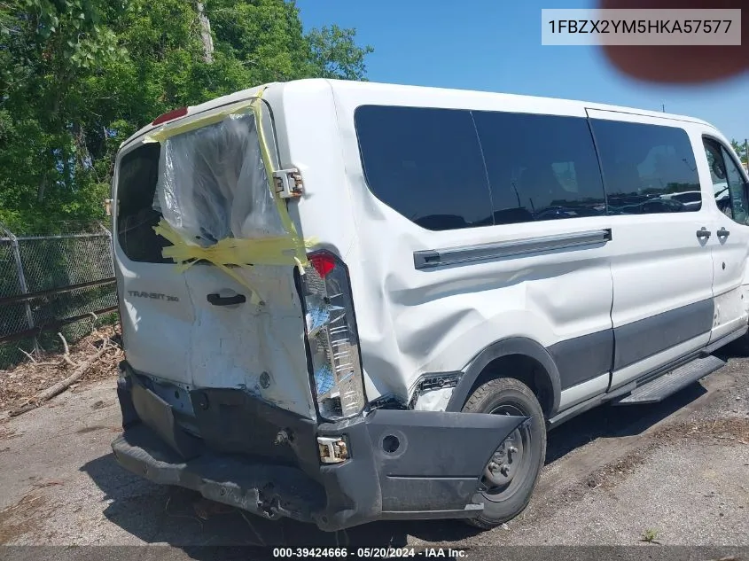 2017 Ford Transit-350 Xlt VIN: 1FBZX2YM5HKA57577 Lot: 39424666