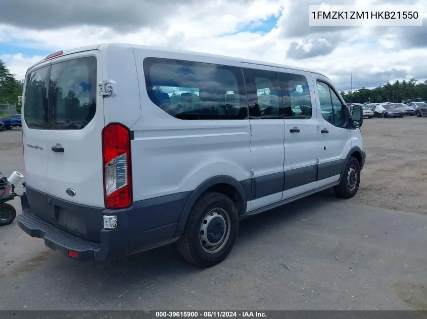 1FMZK1ZM1HKB21550 2017 Ford Transit-150 Xl