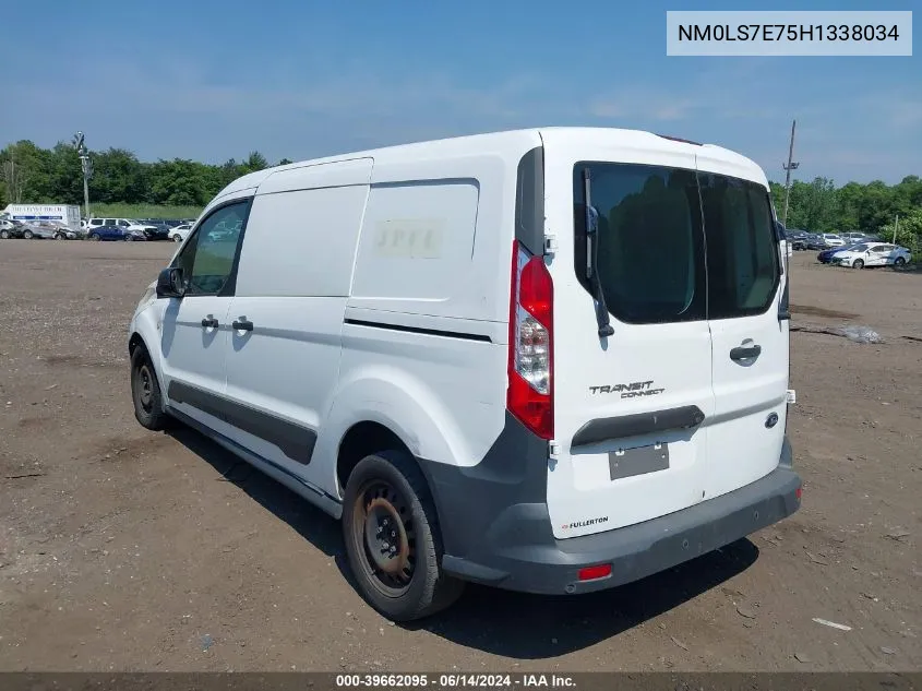 2017 Ford Transit Connect Xl VIN: NM0LS7E75H1338034 Lot: 39662095