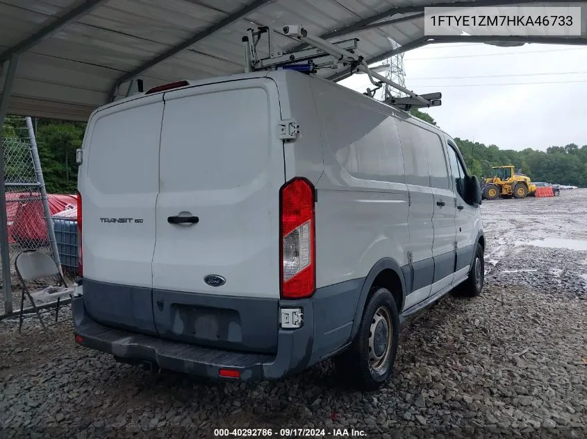 2017 Ford Transit-150 VIN: 1FTYE1ZM7HKA46733 Lot: 40292786