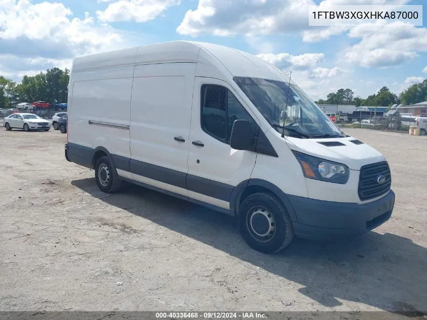 2017 Ford Transit-350 VIN: 1FTBW3XGXHKA87000 Lot: 40336468