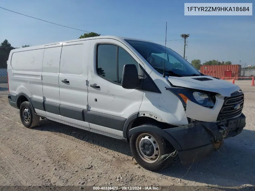 2017 Ford Transit-250 VIN: 1FTYR2ZM9HKA18684 Lot: 40336470